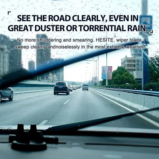 Colourful Silent Windshield Wipers - Easy to install quick-release clip, Durable and Wear-resistant Stylish Design for Clear, Quiet Drives!