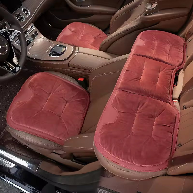 🔥HOT PRODUCT🔥 – Luxury Soft Plush Car Seat Cushions – Cozy Comfort & Elegant Interior Upgrade